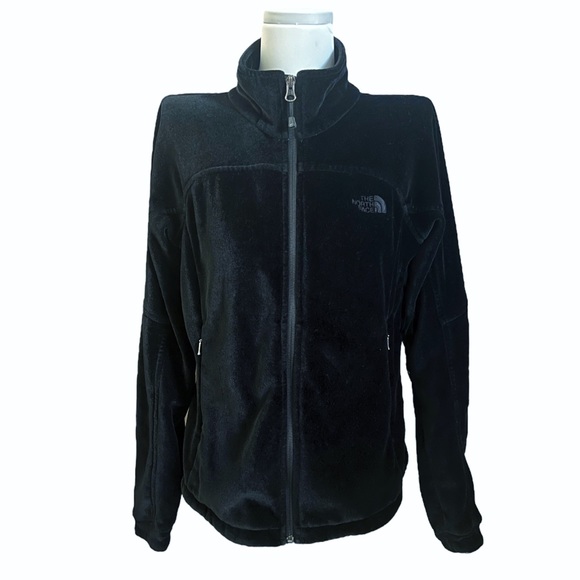 The North Face Jackets & Blazers - The North Face Womens Velour Fleece Polartec Jacket Sz S Black Full Zip